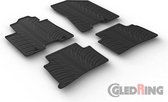 Gledring Rubbermatten passend voor Kia Sportage IV 2016- (T profiel 4-delig + montageclips)