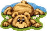 Knoopvormtapijt kit Teddybeer - Vervaco - PN-0014372