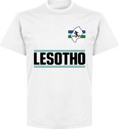Lesotho Team T-Shirt - Wit - XXXXL