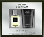 David Beckham Instinct 2 Pieces Gift Set: Eau De Toilette 30ml - Shower Gel 150ml