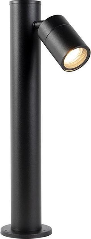 Aanklager Bijdrage partij QAZQA solo - Moderne Vloerlamp | Staande Lamp - 1 lichts - H 45 cm - Zwart  -... | bol.com