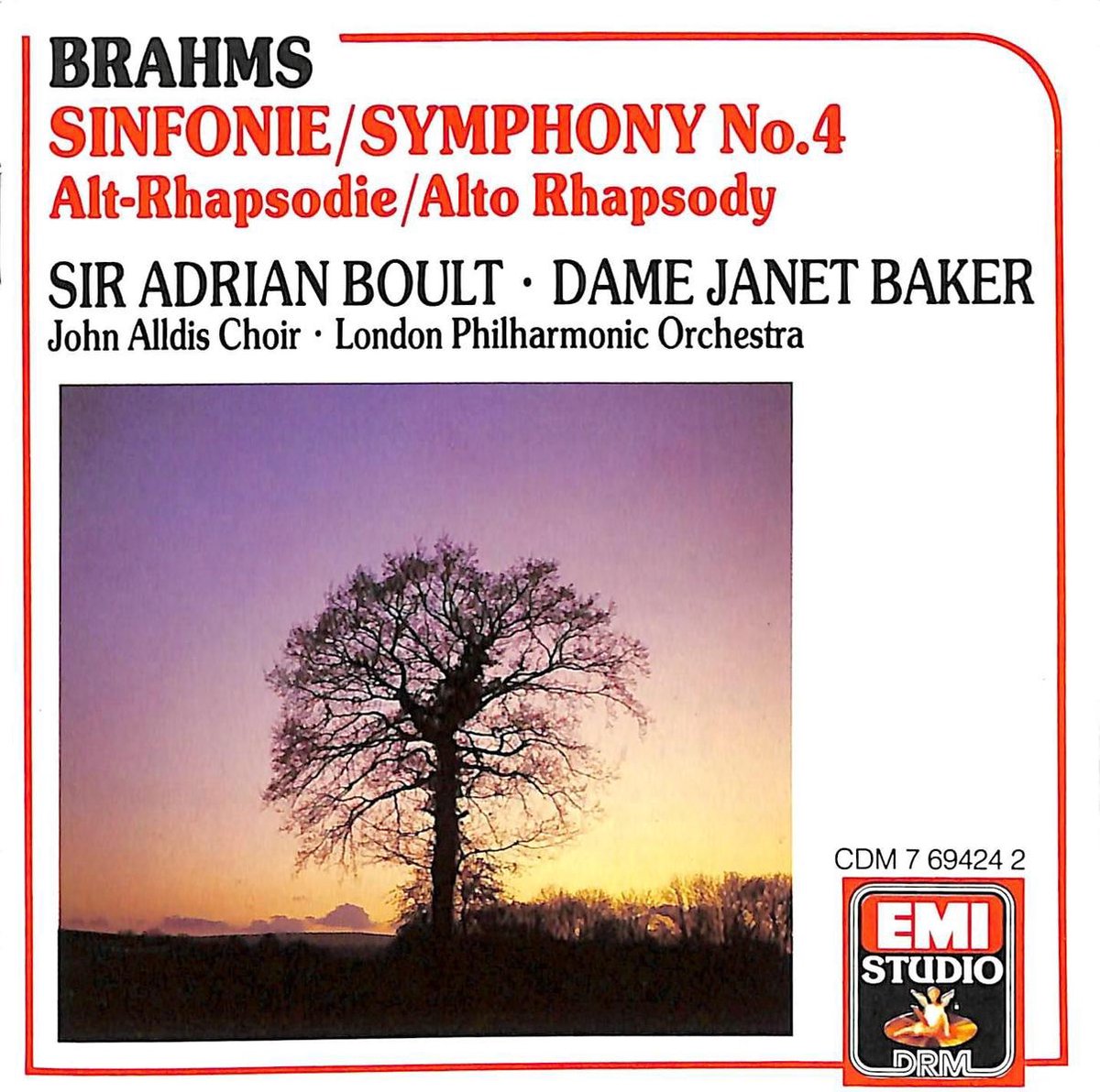 Brahms Symphony No.4 - Alto Rhapsody
