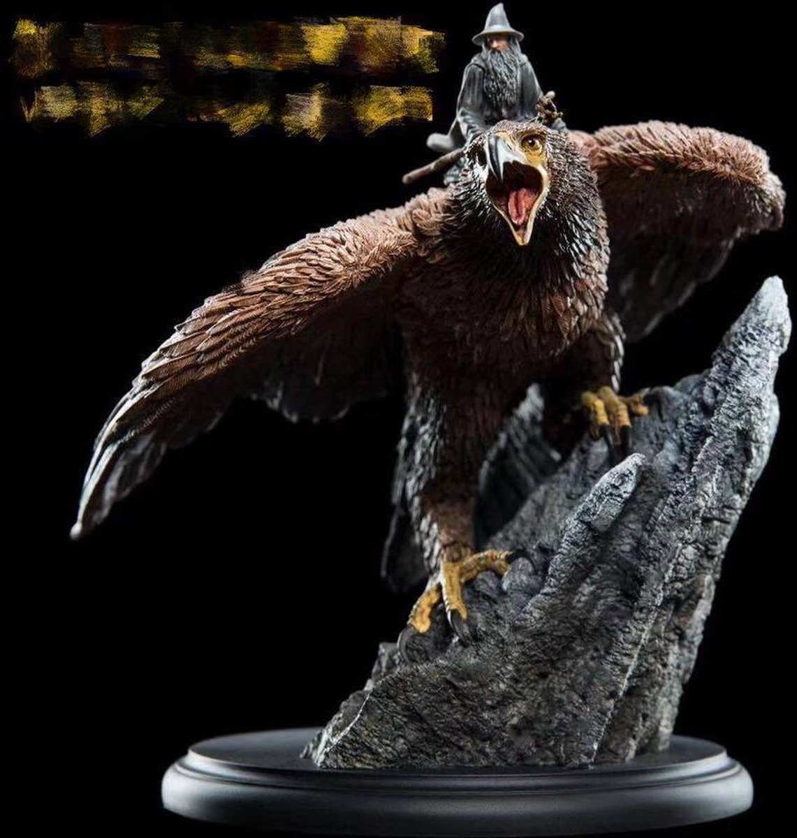 Weta Workshop Lord of the Rings - Mini Figuur - Gandalf on Gwaihir