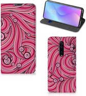 Bookcase Xiaomi Redmi K20 Pro Swirl Pink