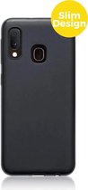 Pless Telefoonhoesje - Back Cover - Geschikt Voor Samsung Galaxy A20e - Zwart