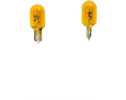 AutoStyle T-10 12V/5W Lampen 12V Geel (Coated), set à 2 stuks