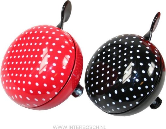 Fietsbel Ding-Dong 66mm - Zwart