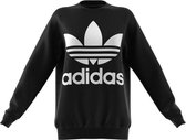 adidas Oversized Sweat  Sporttrui - Maat 38  - Vrouwen - zwart/wit