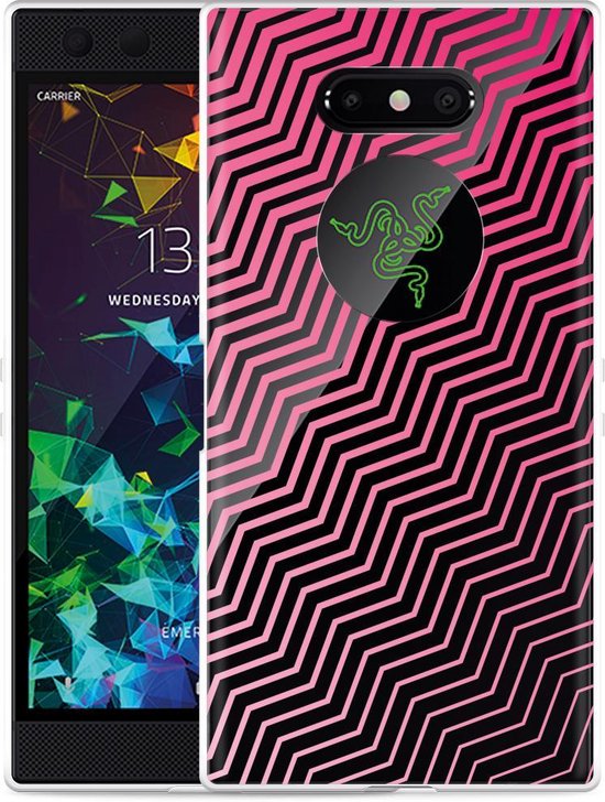 Razer Phone 2 Hoesje Wavy Pink Designed by Cazy bol