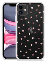 Geschikt voor Apple iPhone 11 Hoesje Stars - Designed by Cazy