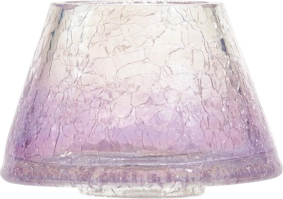 Yankee Candle Savoy Purple Crackle Small Shade & Tray - Paralume e  portacandele piccolo