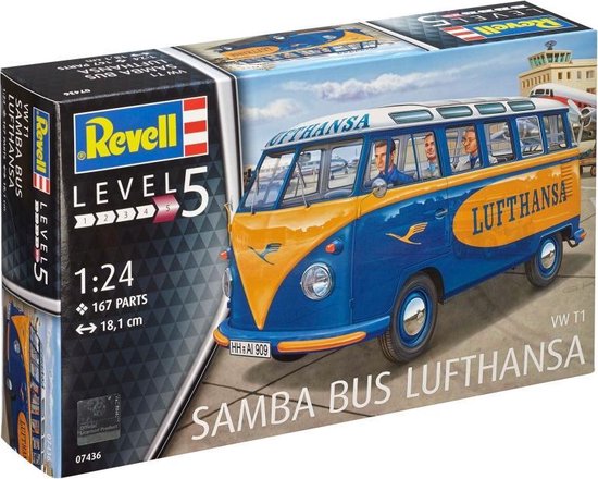 religie Nadenkend vriendschap revell VW T1 SAMBA BUS LUFTHANSA uitvoering | bol.com