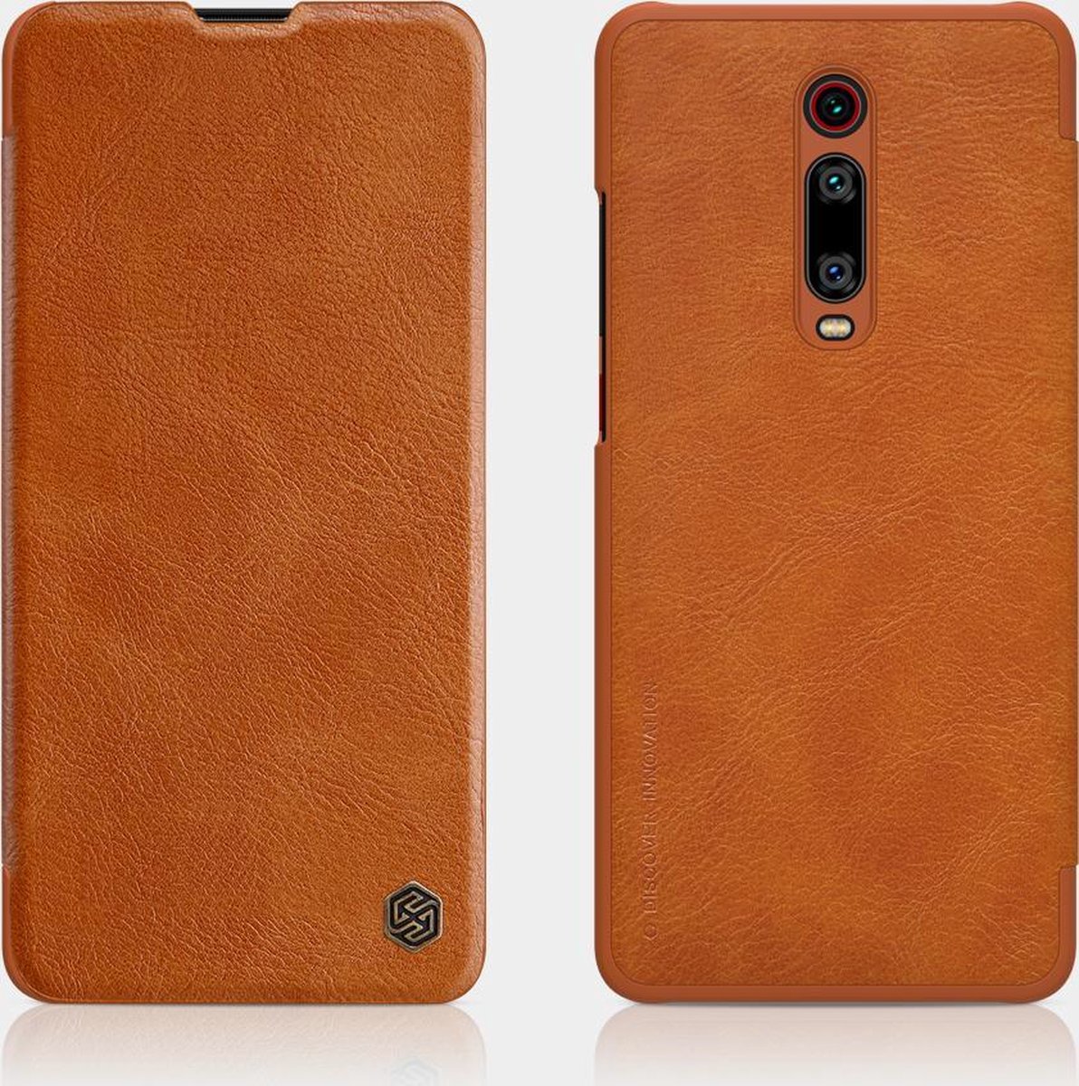 Nillkin Qin Book Case voor Xiaomi Mi 9T en Mi 9T Pro Hoesje - Bruin