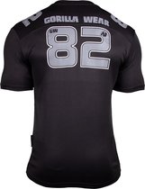 Gorilla Wear Fresno T-shirt - Zwart/Grijs - 4XL