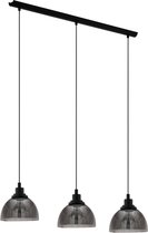 EGLO BELESER hanglamp - zwart/titanium glas