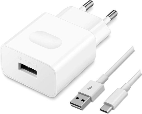 Huawei oplaad adapter + oplaad data kabel 1 meter USB-C snel lader | bol.com