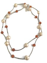 Petra's Sieradenwereld - Ketting laagjes parels (746)
