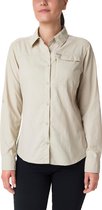 Columbia Silver Ridge 2.0 Long Sleeve Outdoorblouse Dames - Fossil - Maat XS