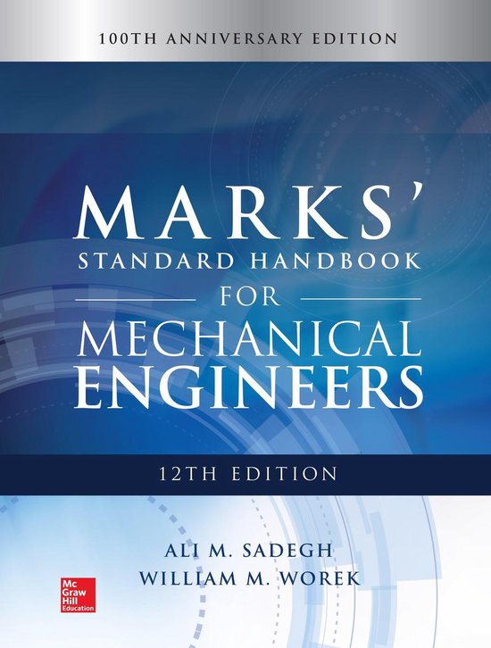 Marks' Standard Handbook for Mechanical Engineers, 12th Edit ... - cover