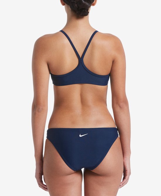 Nike Swim Racerback Bikini Set Dames Bikini - Midnight Navy - Maat S | bol