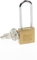 Dulimex Cilinderhangslot HSL 030B KD 30mm hoge beugel verschillend sluitend 0182.500.3300 (Prijs per 2 stuks)