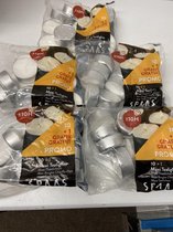 Spaas Waxinelichtjes - 5x11 Stuks - Wit