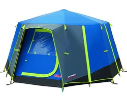 Coleman OctaGo tent - tent 3 persoons - festival tent - Blauw/lime