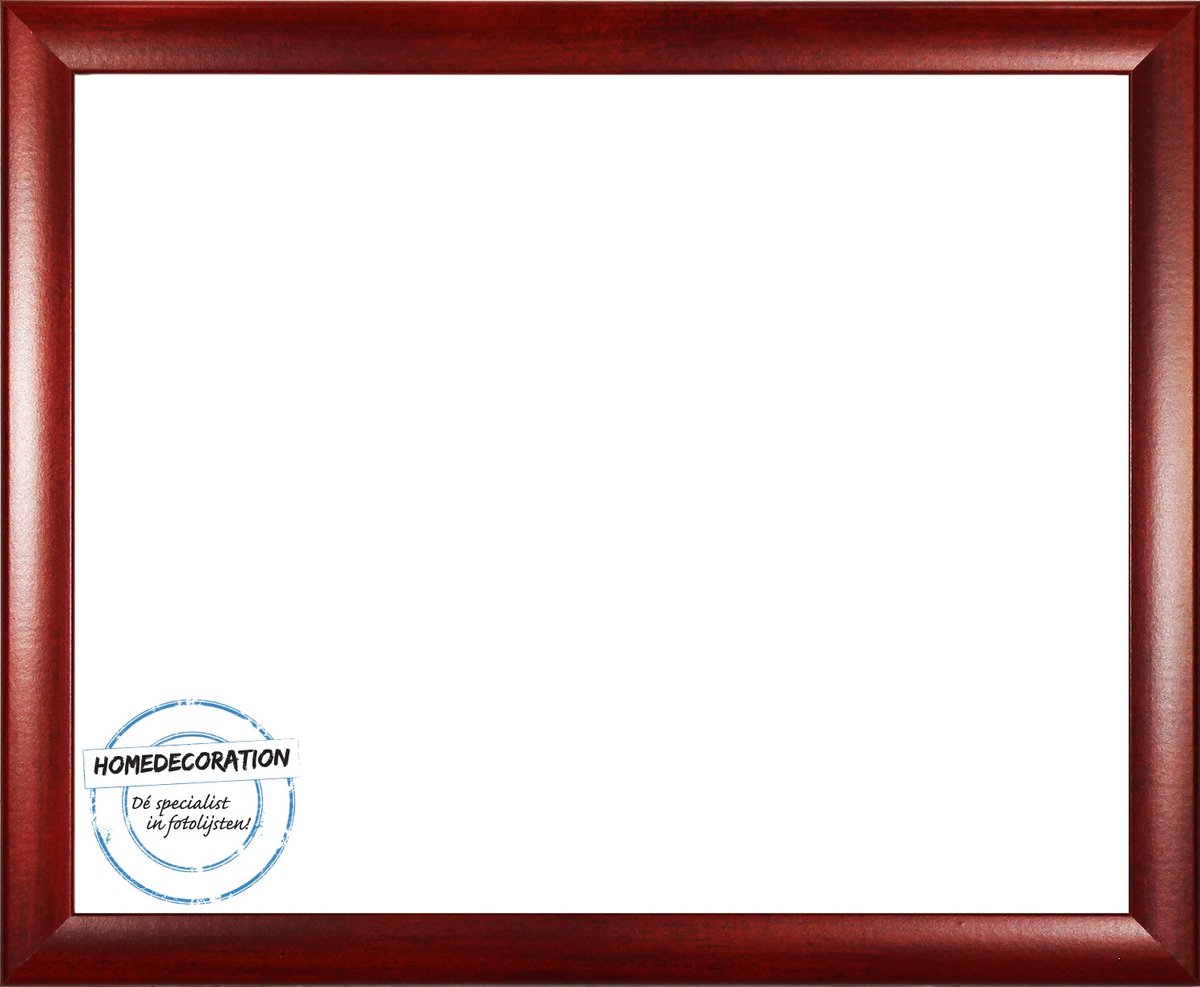 Homedecoration Colorado - Fotolijst - Fotomaat - 33 x 68 cm - Wijnrood geborsteld