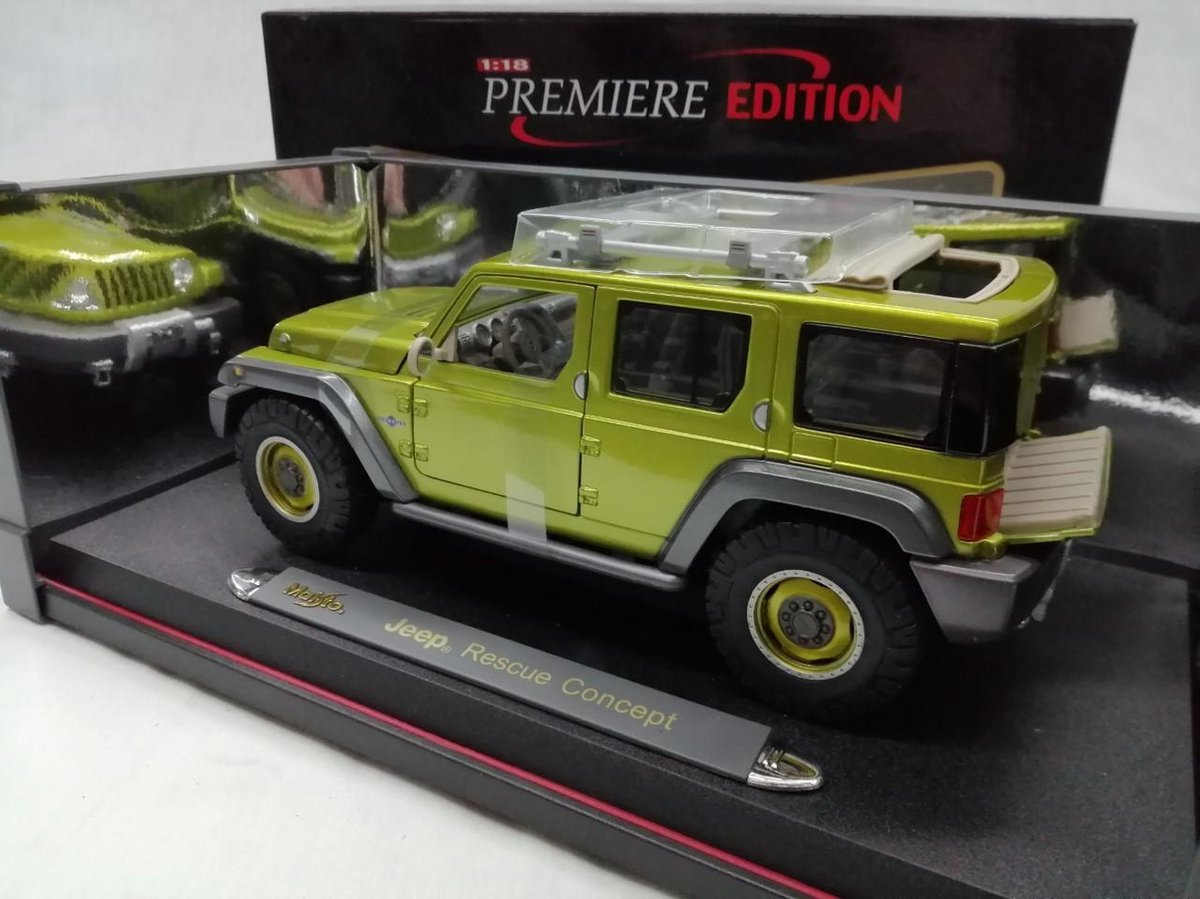 Jeep Rescue Concept Groen Metallic 1-18 Maisto | bol