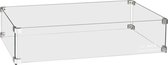 Easyfires glasombouw rechthoek klein 78x30x17cm