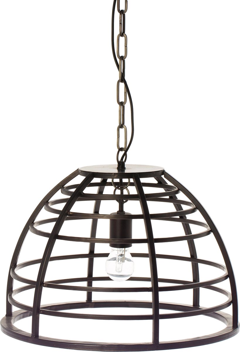 Hanglamp Boston Donkergrijs - Ø45H32 cm