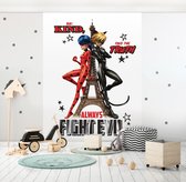 Miraculous Lady Bug en Cat Noir Be Kind Behang – kinderkamer vliesbehang Marinette en Adrien – kinderbehang – 184 x 254 cm