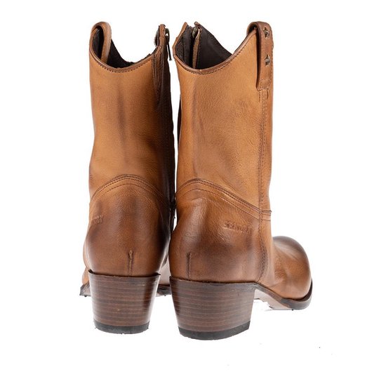 Sendra dames cowboy boots bruin leer | bol.com