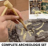 Archeologie dinosaurus set, Parasaurolophus. Graaf een dinosaurus skelet uit klei. Geweldige Archeologie Kit voor kinderen. Stimuleert leren en nieuwsgierigheid. Voor kinderen van 8 jaar en o