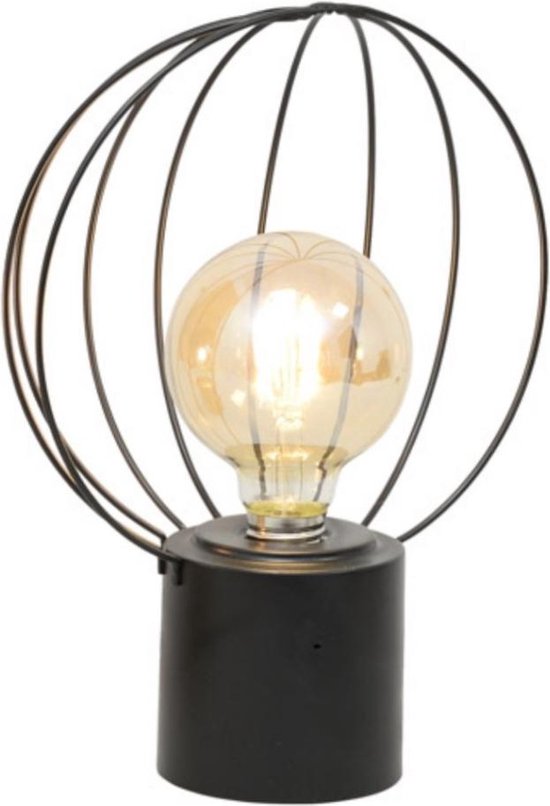Verdorde Kostuum Uitstekend LED-lamp Draad – Zwart – Werkt op batterijen (incl. lamp) | bol.com