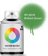 MTN Groene Waterbasis Spuitverf - 100ml graffiti spray-paint geschikt voor kinderen