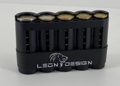 LeonDesign -monnaie kit euro 5 trous noir
