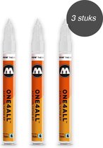Molotow One4All White 1mm Paint Markers Set - 3 Pieces 127HS-EF