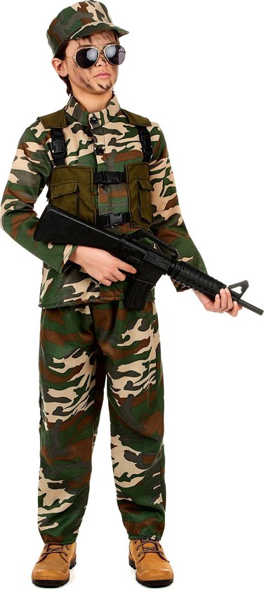 Aanpassen Genealogie Intensief Militair soldaten pak voor jongens - Kinderkostuums - 104/116" | bol.com