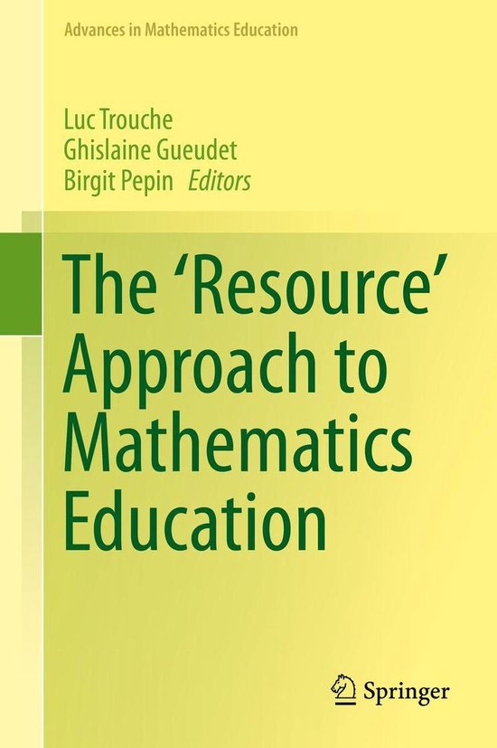Education (R0) - The 'Resource' Approach to Mathematics Educ ... - cover