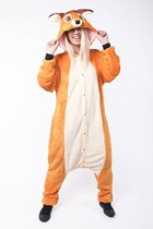 KIMU Onesie Bambi costume costume de chevreuil - taille ML - costume de cerf costume bambi combinaison maison festival