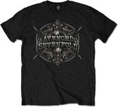 Avenged Sevenfold Heren Tshirt -L- Reflections Zwart