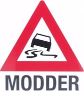 Bord modder / slipgevaar