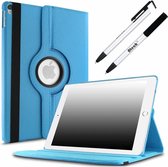 Apple iPad Pro 10.5 (2017) hoesje 360 Rotating hoesje Case + 4 in 1 Styuls Licht Blauw