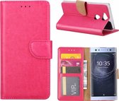Sony Xperia XA2 Portmeonnee cover hoesje / boektype case Pink