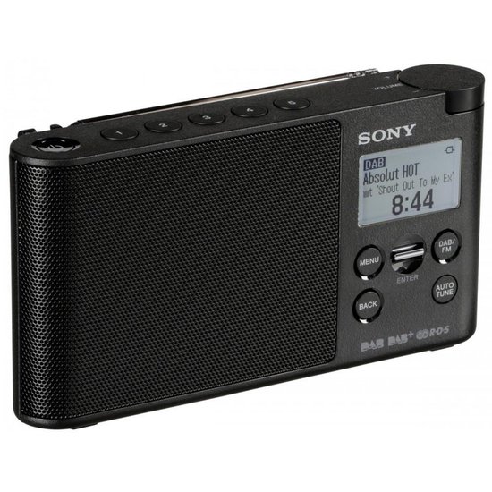 Sony XDRS41D DAB+ Radio Zwart
