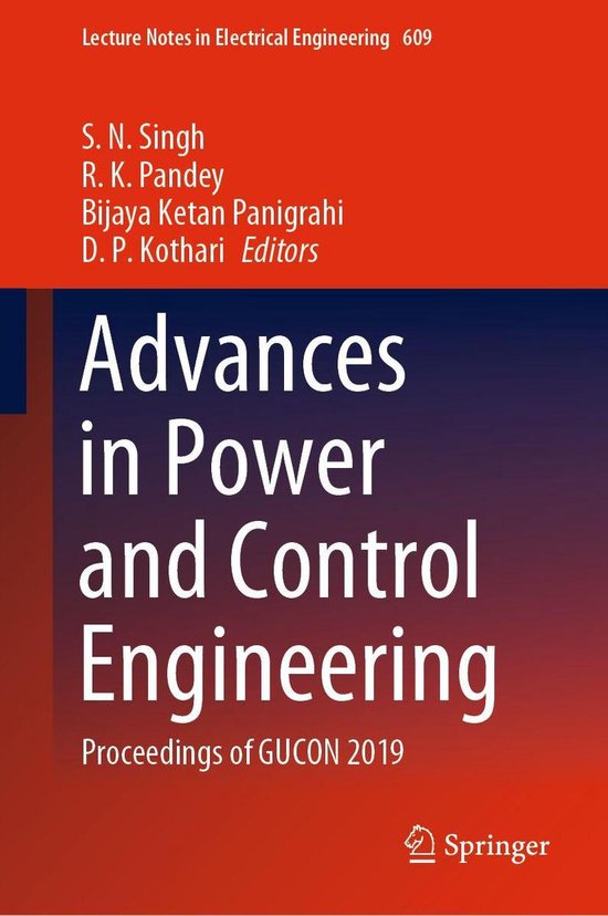 Lecture Notes in Electrical Engineering 609 Advances in Power and