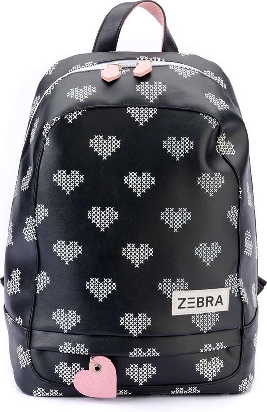 Zebra Trends Kinder Rugzak XL Crossed Hearts | bol.com