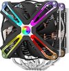 Zalman CNPS20X, High end dual tower RGB cooler / - 140mm adressable RGB fan (SF140) x 2 / - Patented corrugated fins for optimized cooling / - 6 heatpipes / - Advanced FDB bearing / - STC8 thermal compound included / - TDP 300