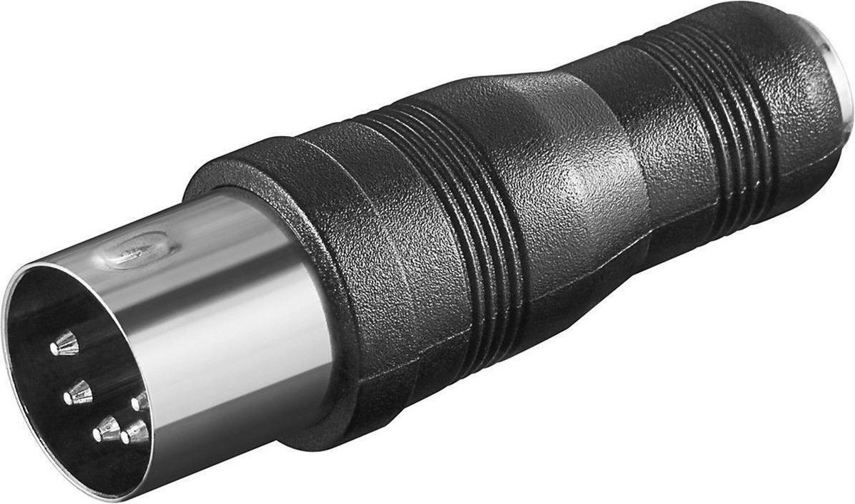 DIN 5-pins (m) - 3,5mm Jack (v) audio adapter / zwart | bol.com